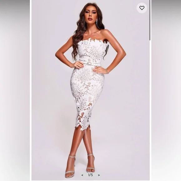 chinese dress ladies Mew Mews Finbar Lace Bandage Dress main image 0